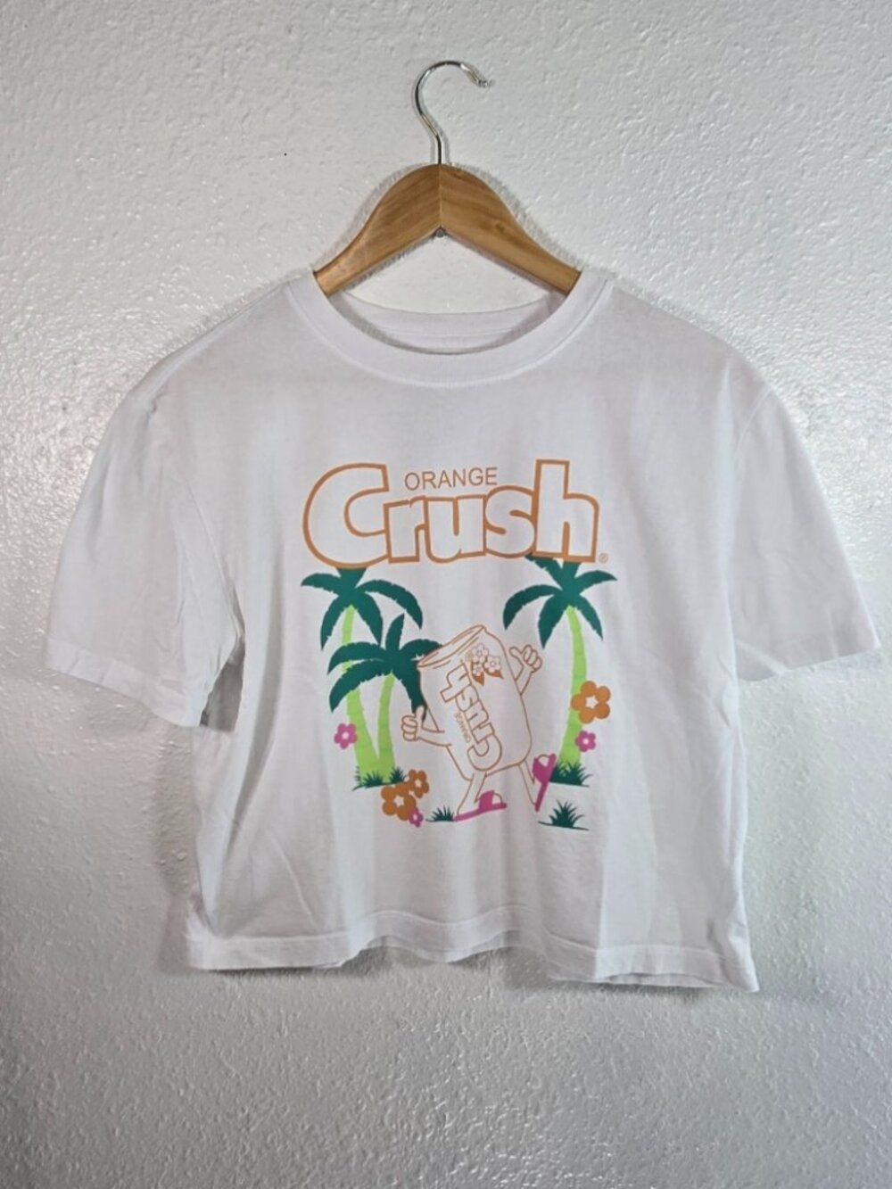 Orange Crush Cropped Top T-Shirt